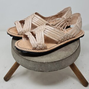 Huaraches mexicanos de correa blanca para hombre | Etsy México
