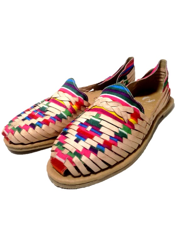 mexican huaraches colorful