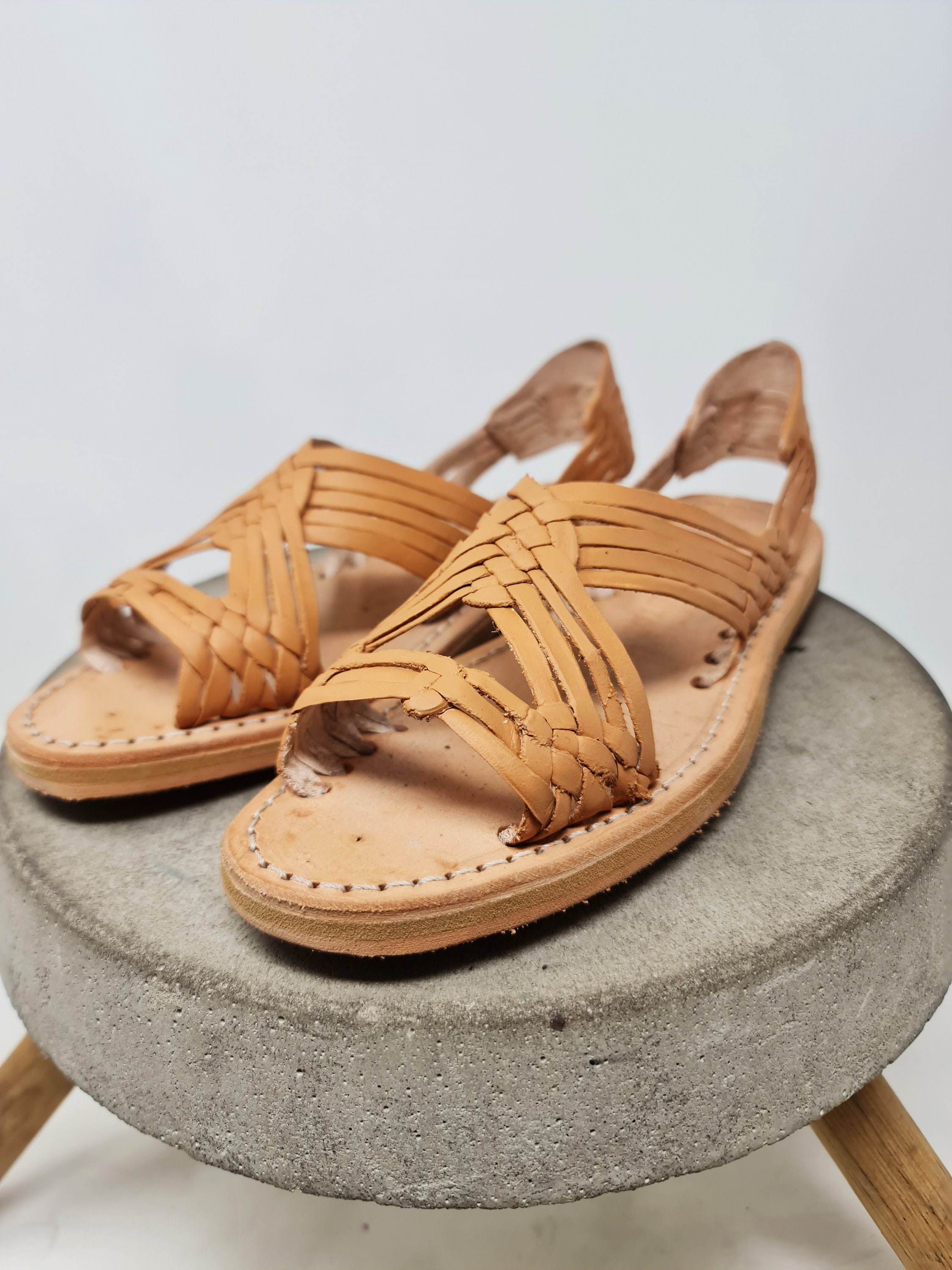 the leather collection huaraches
