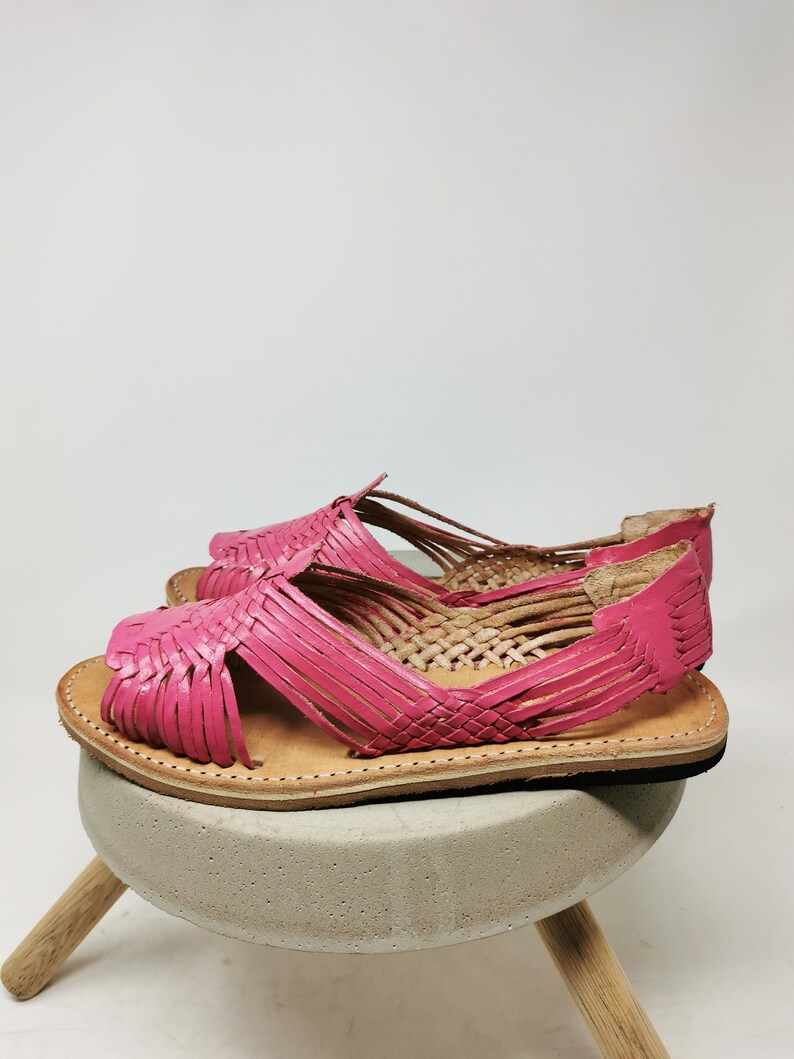 pink huaraches womens