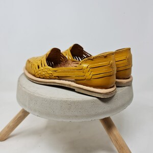 mustard color huaraches