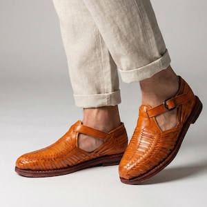 t strap huarache sandals