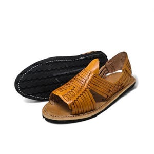 Huaraches color miel para hombre