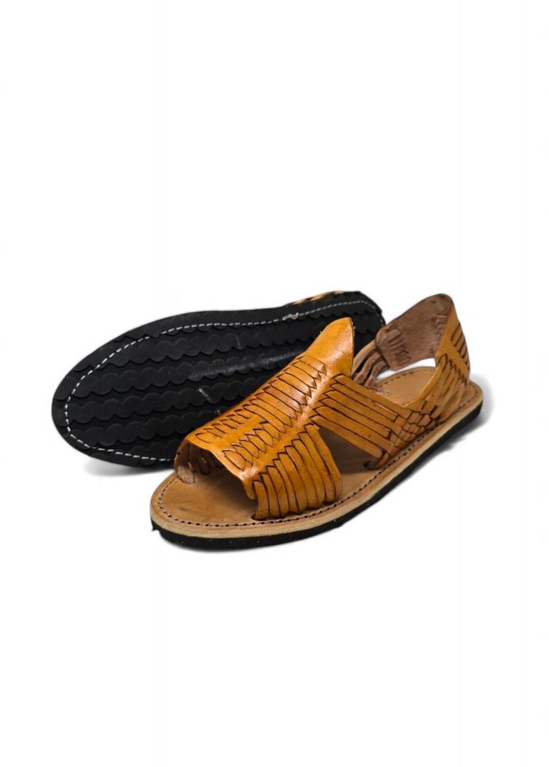 Huaraches color miel para hombre