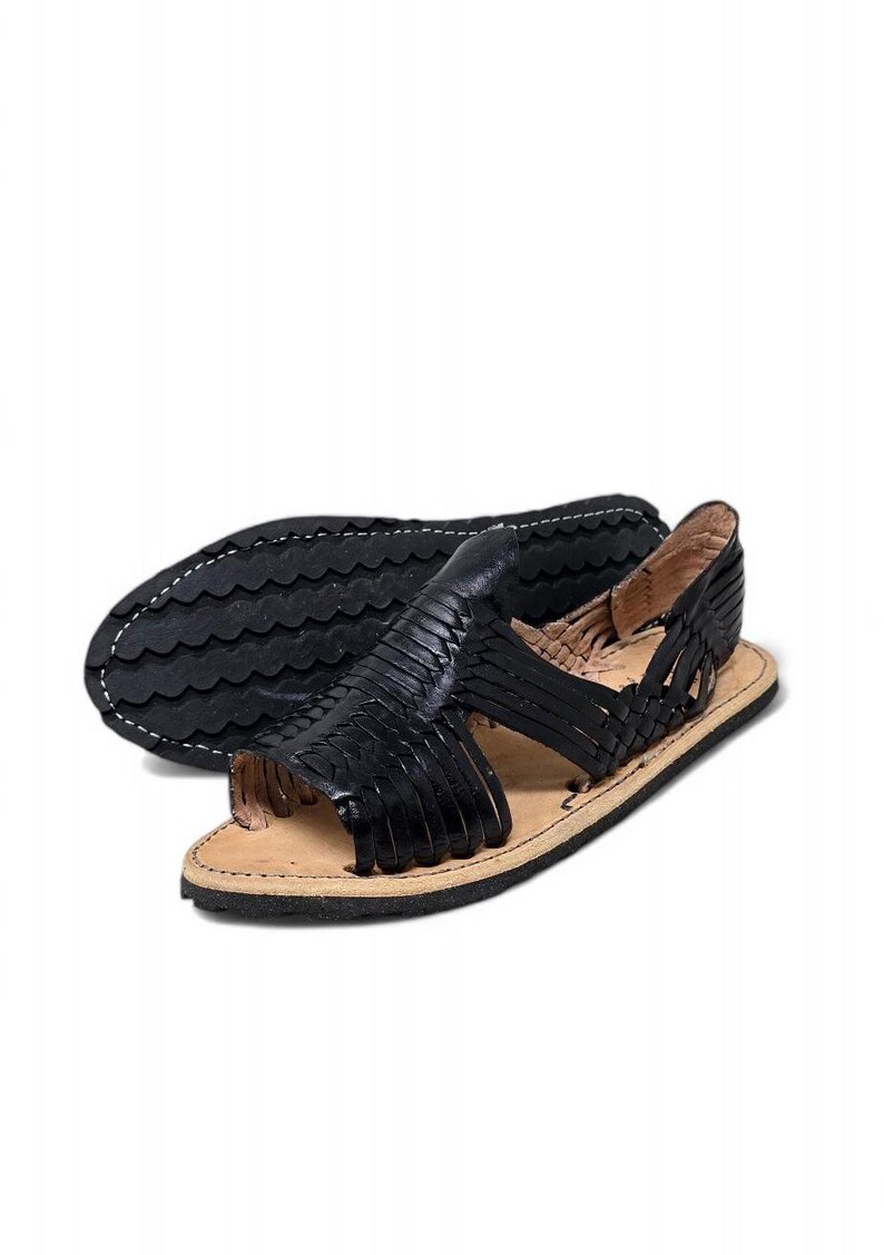 Huaraches color negro para hombre