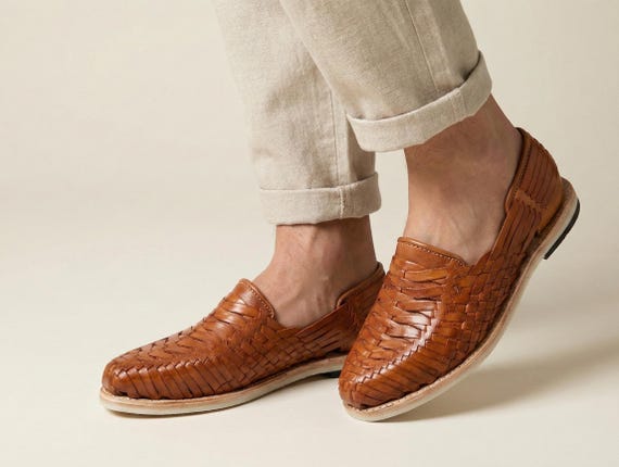 mens huarache loafers