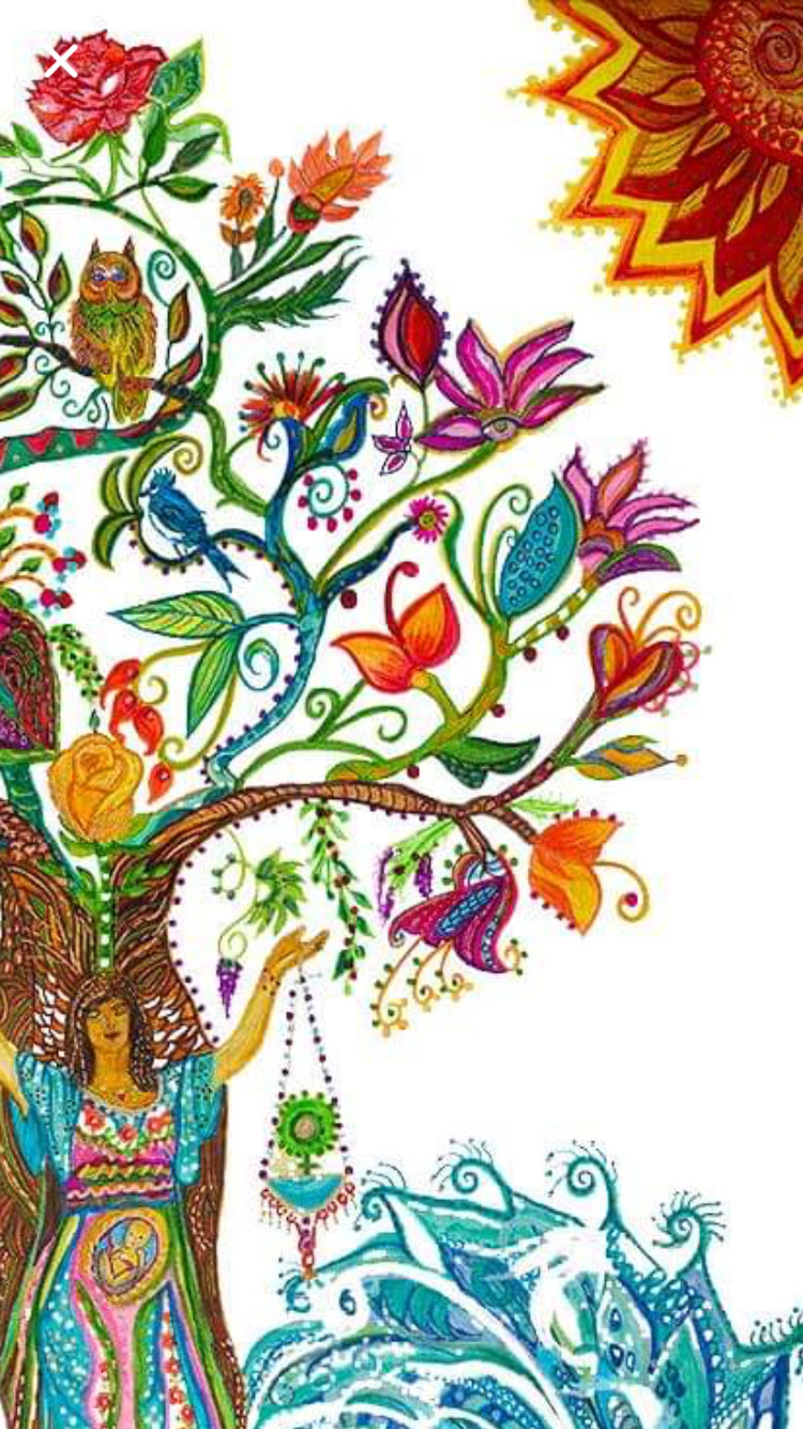 Tree Of Life Art Mother Earth Beautiful Woman Libra Zodiac Sign tree-of-life-art-mother-earth-beautiful-woman-libra-zodiac-sign