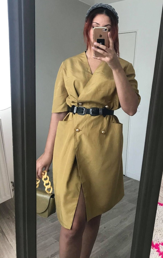Vintage yellow dress