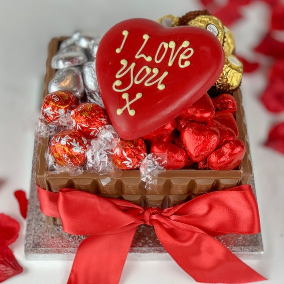 Chocolate Box Of Candy I Love You Birthday Gift Be Mine Etsy