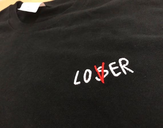 Lover Loser Embroidered T Shirt 