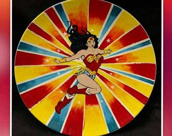 Wonder Woman Plate - 9.75" Diameter