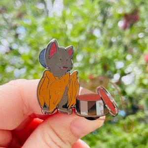 Glinda Bat Hard Enamel Pin | October 2022 Patreon Pin