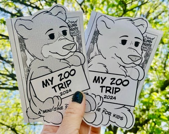 My Zoo Trip 2024 | A Mini Zine For Kids