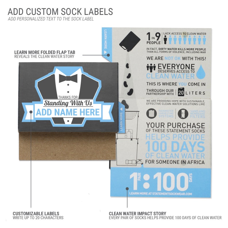 Groomsmen Sock Kit for Groomsmen Customizable Golden Yellow Gray Mustache Wedding Socks Groom Ushers Fathers