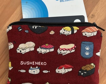 Handmade Japanese Fabric Zippered Wallet, Coin Purse - Etsy