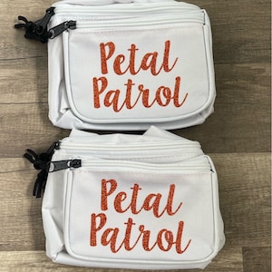Petal Patrol Fanny Pack | Personalized Bum Bag | Custom Fanny Pack | Funny Wedding | Wedding Trends