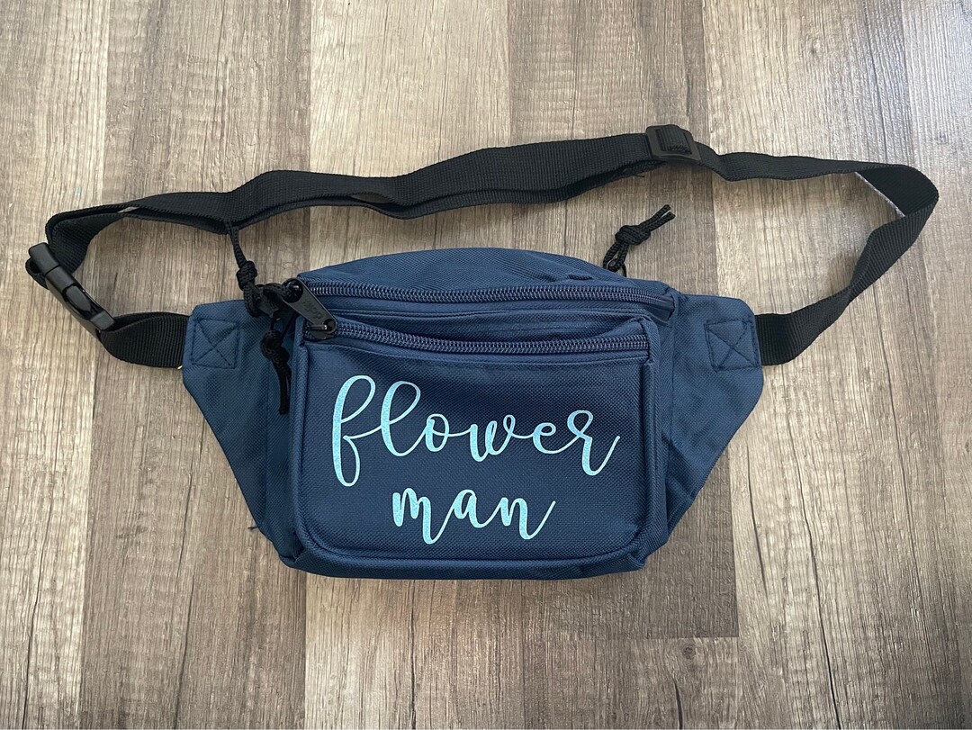Flower Dude Personalized Fanny Packs /flower Man Waist Bag/the Flower