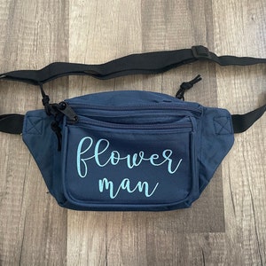 Flower Dude Personalized Fanny Packs /Flower Man Waist bag/The Flower Guy Fanny Pack/ Flower Boy fannies/fully customizable/personalized image 10