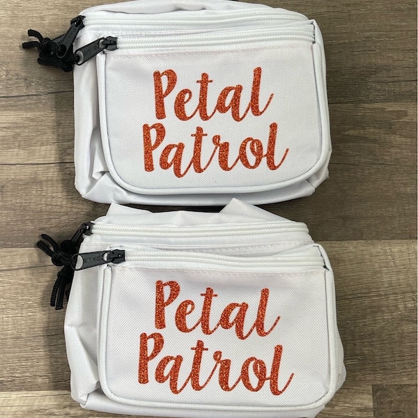 Petal Patrol Fanny Pack | Personalized Bum Bag | Custom Fanny Pack | Funny Wedding | Wedding Trends