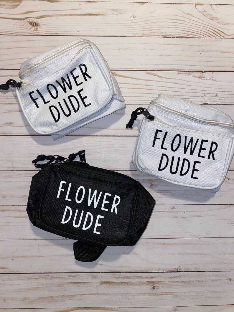 Flower Dude Personalized Fanny Packs /Flower Man Waist bag/The Flower Guy Fanny Pack/ Flower Boy fannies/fully customizable/personalized image 8