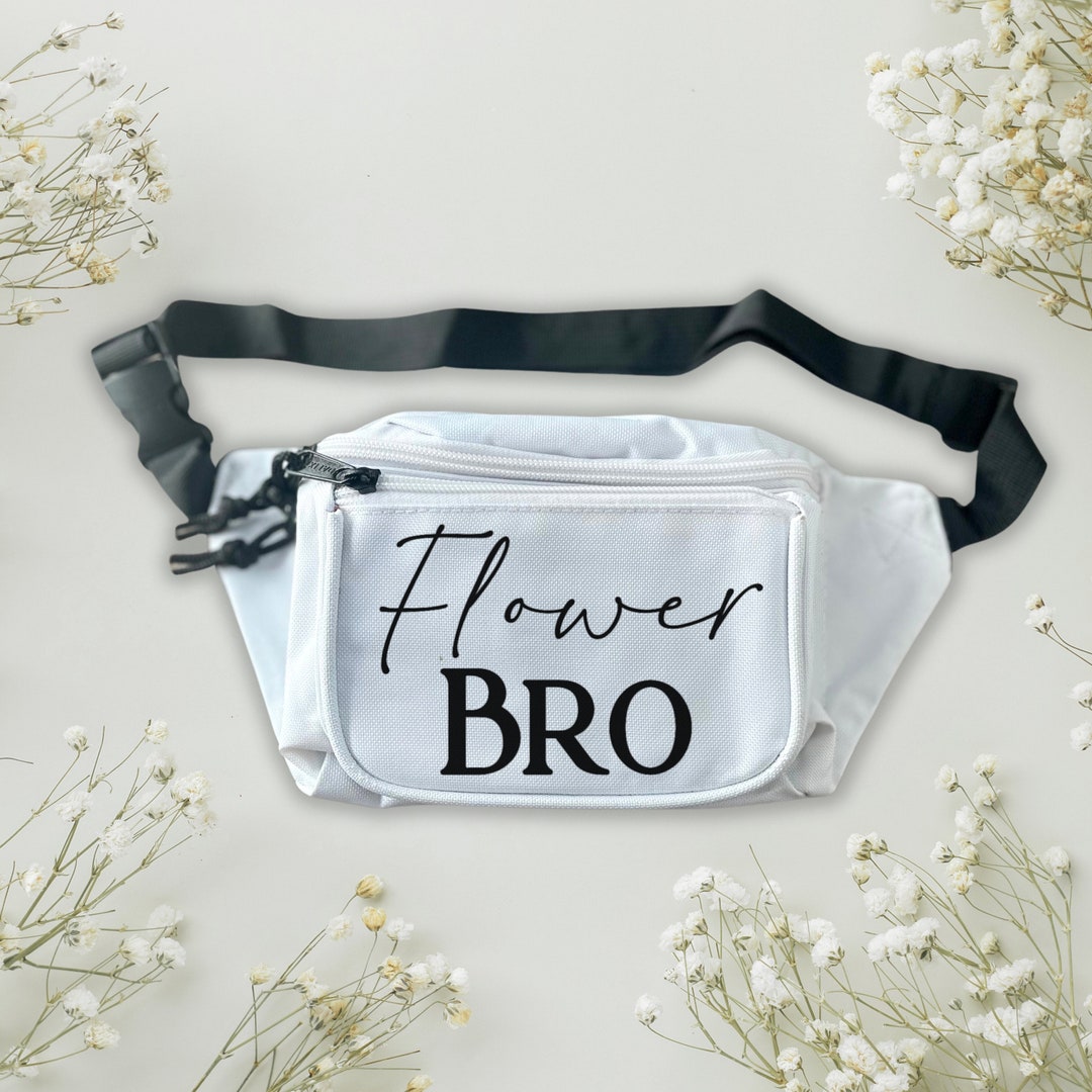 Flower Bro Personalized Fanny Packs /flower Man Waist Bag/the Flower
