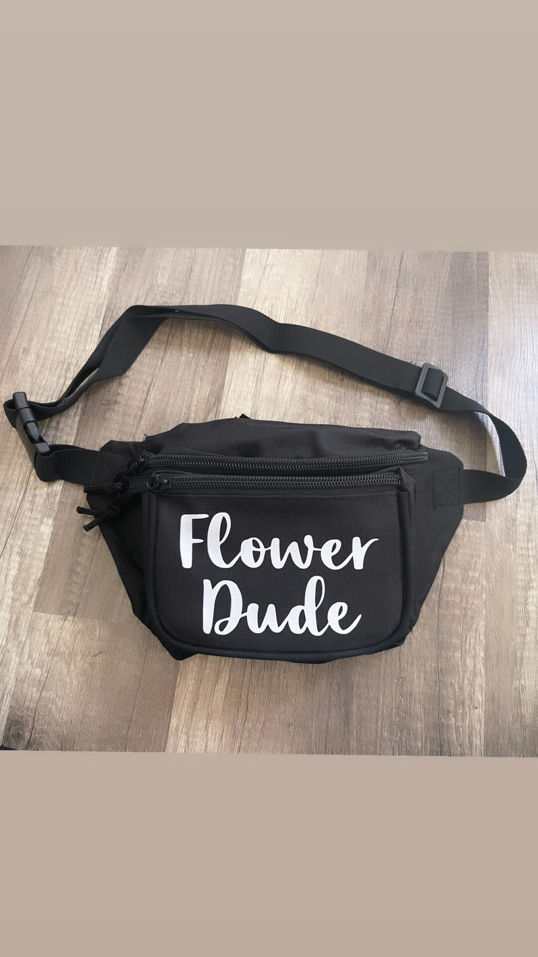 Flower Dude Personalized Fanny Packs /flower Man Waist Bag/the Flower