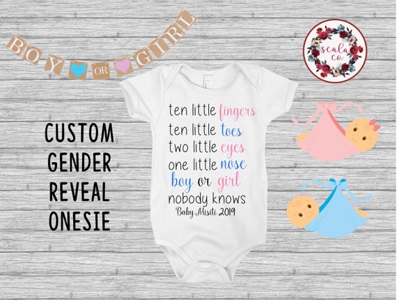 Baby Girl Onesie Pregnancy Announcement Baby Reveal Onesie Announcements It/'s a Girl Baby Onesie Gender Reveal Onesie Maternity Shoot