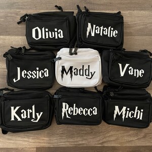 Fanny packs Custom Design Personalizable Waist bags for women, men, kids. Customizable, cute, modern, birthday, bachelorette, holiday gift image 9