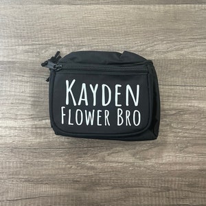 Flower Bro Fanny Pack Personalized Bum Bag Custom Fanny Pack Funny Wedding Wedding Trends image 2