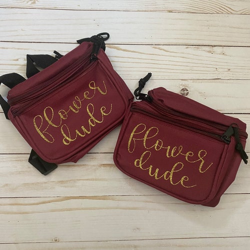 Flower Man Fanny Pack Flower Dude Custom Fanny Packs Flower Etsy