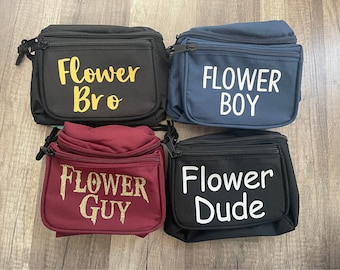 Flower Bro Personalized Fanny Packs | Flower Man Waist bag | The Flower Guy Fanny Pack | Flower Boy | Petal Pusher | Flower Man Crossbody