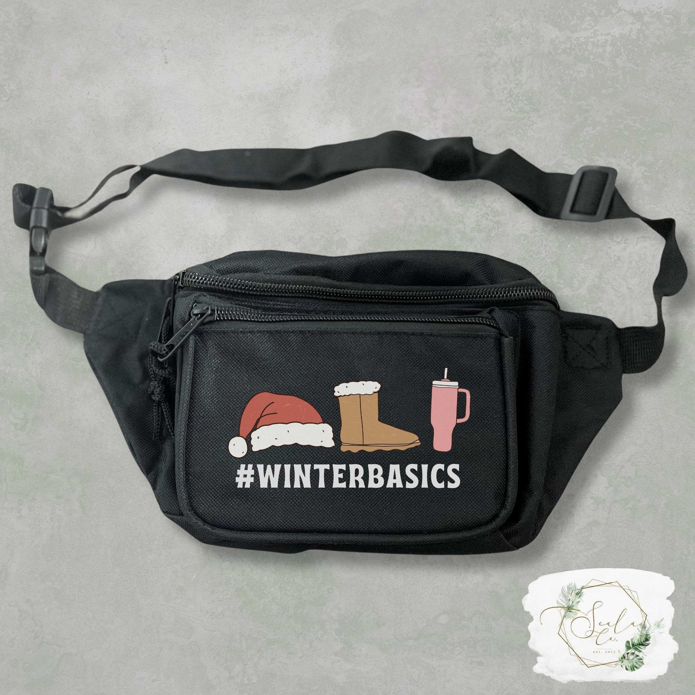 Winter Basics Fanny Pack Stylish Seasonal Waist Bag Perfect for Cold Weather Outings Festive Accessory Etsy Ireland