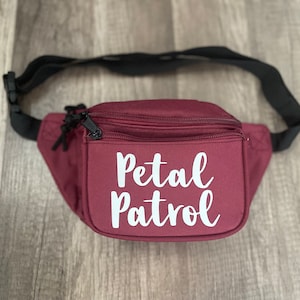 Petal Patrol Personalized Fanny Packs /Flower Dude Waist bag/The Flower Guy Fanny Pack/ Flower Man fannies/fully customizable/personalized !