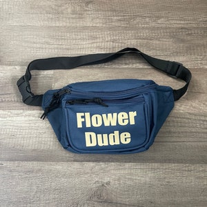 Flower Dude Vorschlag | Personalisierte Bauchtasche | Benutzerdefinierte Bauchtasche | Lustige Hochzeit | Hochzeitstrends