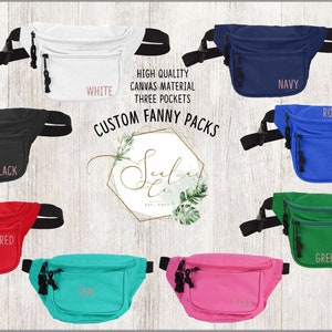 Custom Cheer Team Fanny packs! Personalized Waist bags for cheer teams group gift, competitions, cheerleading squads, nationals fanny packs