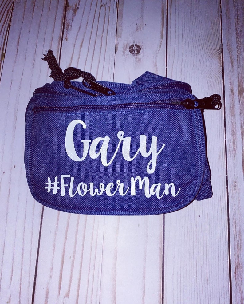 Flower Dude Personalized Fanny Packs /flower Man Waist Bag/the Etsy