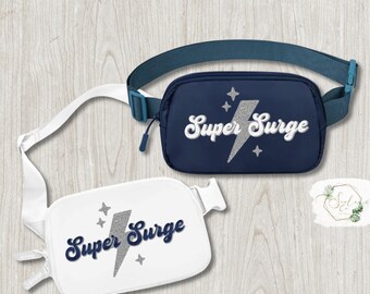 Logo Mascot Team Belt Bag Custom Personalized Crossbody Fanny Pack Group Accessory for Events Sports Travel and Coordinated Team Use