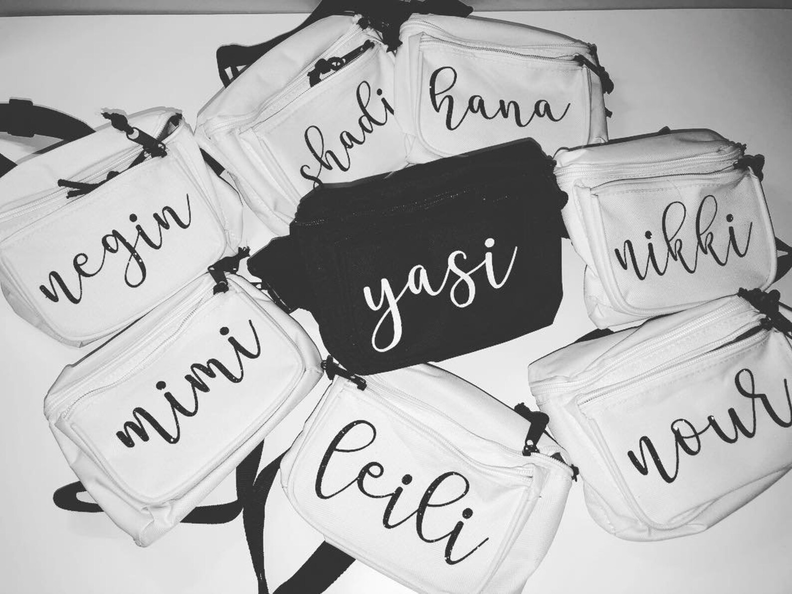 Custom Fanny Packs Individual Names Bachelorette Party Etsy