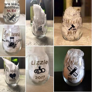 Graduation Wine Glass or Mug, Now Hotter by One degree Perfect gift for a new graduate Last minute Grad party. Class of 2018 image 4