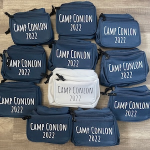 Summer Camp Fanny Pack Group Fanny Packs Hiking Camping Bag Bulk Custom Personalized Bum Bag Etsy