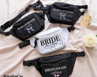 Elegante bruids heuptasjes bruid bruidsmeisje matrone bruidsmeisje heuptassen op maat bruiloft accessoire voor evenementen en groepsgebruik