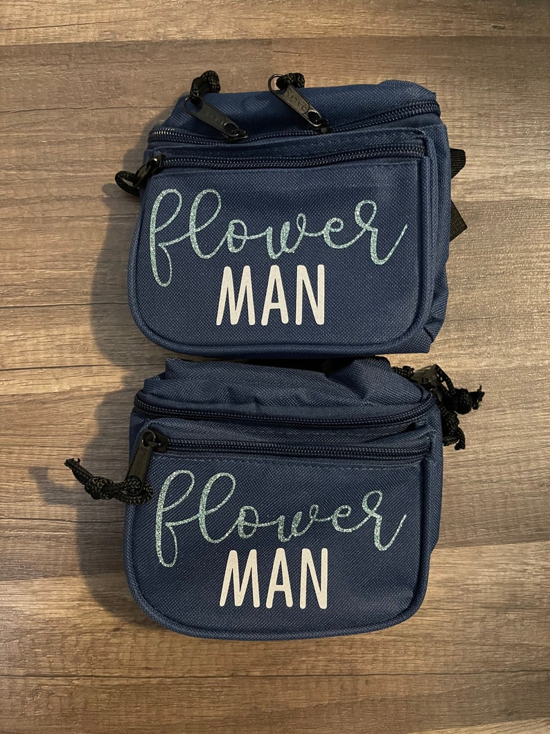 Flower Dude Personalized Fanny Packs /flower Man Waist Bag/the Etsy