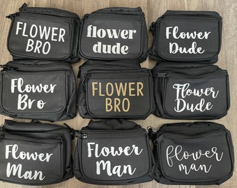 Petal Pouch Fanny Pack | Personalized Bum Bag | Custom Fanny Pack | Funny Wedding | Wedding Trends