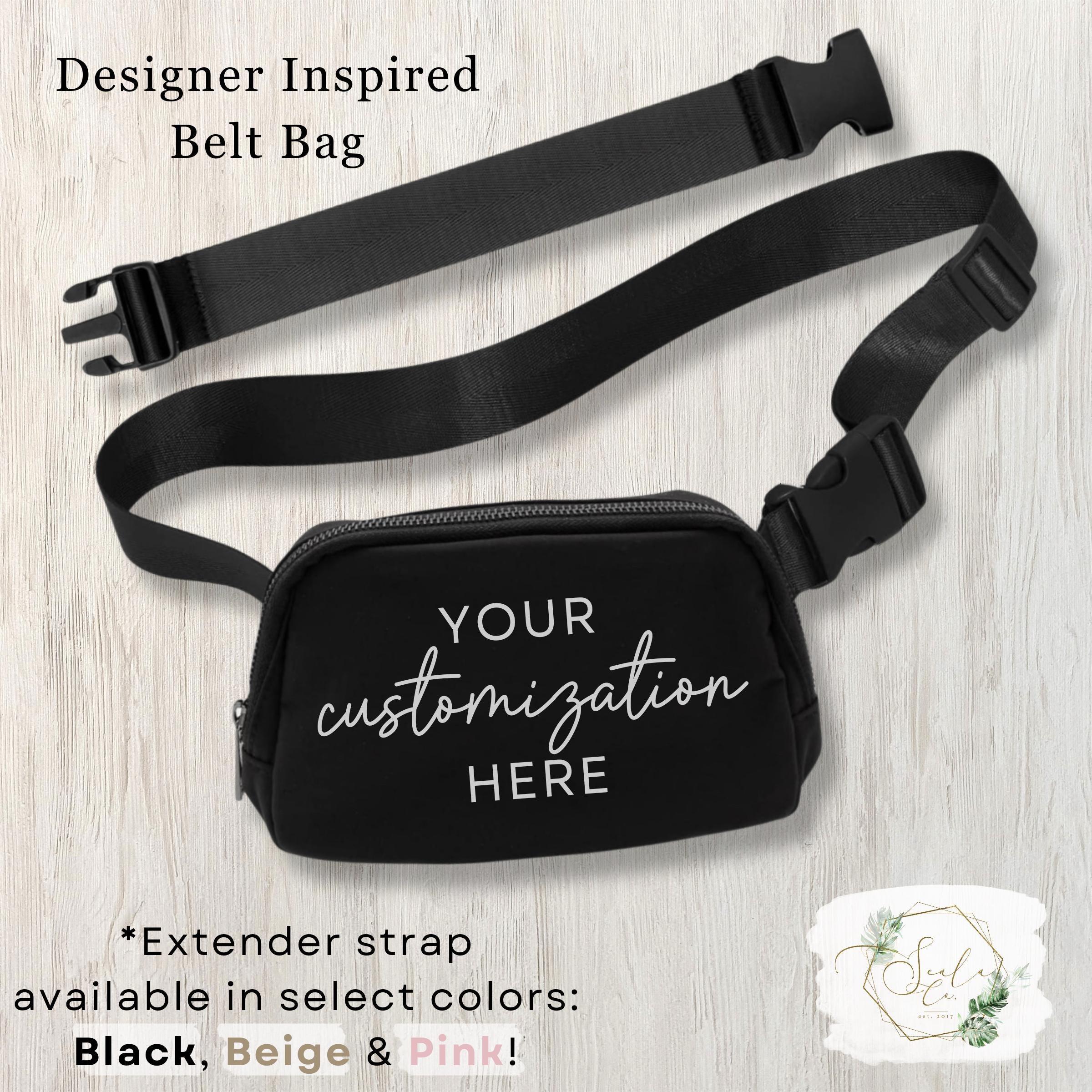 Custom Logo Belt Bag Personalized Cross Body Bag With Customizable Logo or Text Custom Print Belt Bag Personalized Belt Bag Etsy