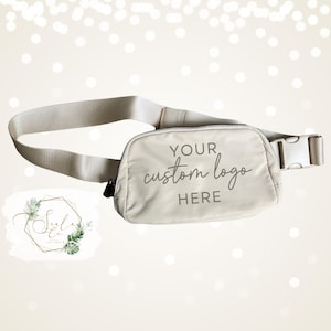 Benutzerdefiniertes Logo Team Gürteltasche, personalisierte Umhängetasche mit anpassbarem Logo oder Text, individuell bedruckte Gürteltasche, personalisierte Gürteltasche, jubeln