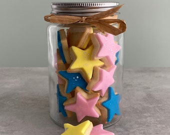 Say it with Biscuits - A Jar of Stars Biscuits/ You're a Star/ Shine Bright/ Well Done Biscuits