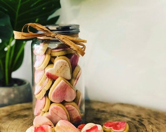 Say it with Biscuits - A Jar of Heart Biscuits