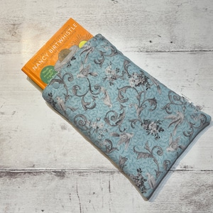 Book sleeve, handmade, book pouch, Book protector, padded Book sleeve, Book cosy. Limited addition.