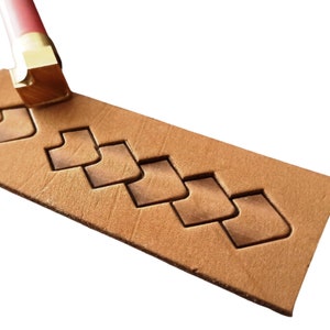 Leather Stamping Tools, Brass Stamps for Leather Crafts #040