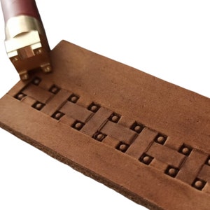 Leather Stamping Tools, Brass Stamps for Leather Crafts #027